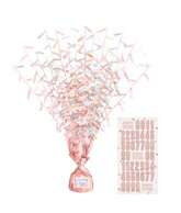 Dekoracja na stół z naklejkami, Różowe Złoto