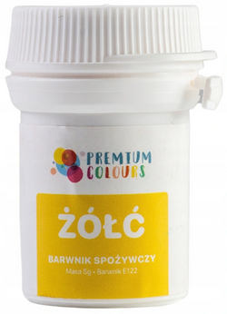 Barwnik 5g - Żółty 1op.