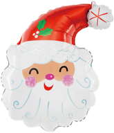 Balon foliowy Święty Mikołaj 62x42cm