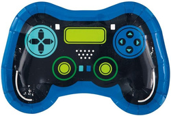 Talerzyki Papierowe GRACZA Pad Kontroler 23cm 8szt