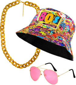 Zestaw DISCO HipHop Raper GRAFFITI Lata 80