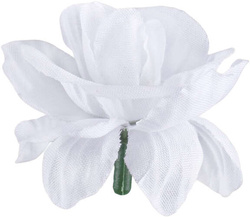 Sztuczna RÓŻA Różyczka Główka BIAŁA 5cm