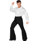 Czarne Spodnie DISCO Groovy Szerokie Nogawki S/M