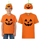 Zestaw DYNIA Czapka + Koszulka Halloween, 104cm