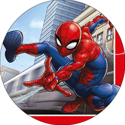 Opłatek tortowy 20 cm, Spiderman 1 szt.