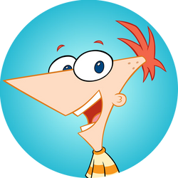 Opłatek tortowy 14 cm, Fineasz i Ferb 1 szt.