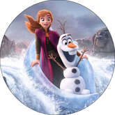 Opłatek tortowy 14 cm Frozen II 1 szt.