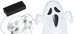 Girlanda z Diodami LED Świecąca DUCHY Halloween