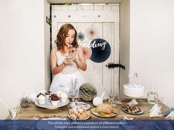 Baner Wedding, złoty, 16,5x45 cm, 1 szt.