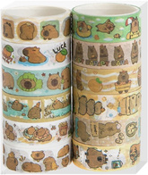 Zestw Taśm Dekoracyjnych KAPIBARA 1,5cmx2m, 12szt.