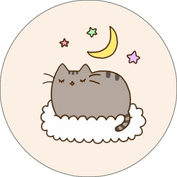 Opłatek tortowy 29 cm, Pusheen Puszin 1 szt.