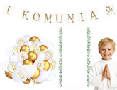 Zestaw Komunijny Balony, Baner, Bieżnik