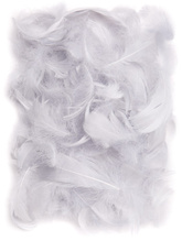 PIÓRKA Dekoracyjne Ozdobne SZARE 5-12cm 10g