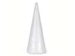 Stożek Styropianowy 18 cm, 1 szt.