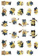 Figurki na babeczki, Minionki 1 kpl.