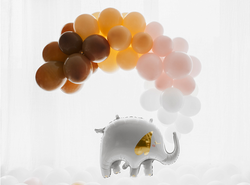 Balon foliowy Słoń, 83x58cm, 1 szt. mix