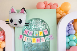 Balon Foliowy Koci Domek Gabi Kiciuś Panduś 65x57c