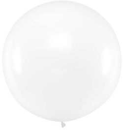 Balon olbrzym 1 m, pastel, clear, 1 szt.