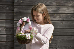 Róża na łodydze, zielona 4 szt.