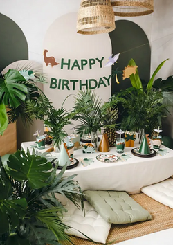 Talerzyki Papierowe Dinozaury Dino, 18x18cm 6szt.