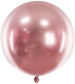 Balon okrągły Glossy 60 cm, różowe złoto 1 szt.