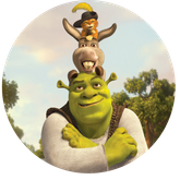 Opłatek tortowy 29 cm, Shrek 1 szt.