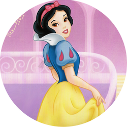 Opłatek tortowy 14 cm, Księżniczki Princess 1 szt.