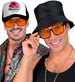Okulary Przeciwsłoneczne POMARAŃCZOWE Disco