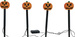 Lampki Ogrodowe Świecące DYNIE Halloween 33cm 4szt