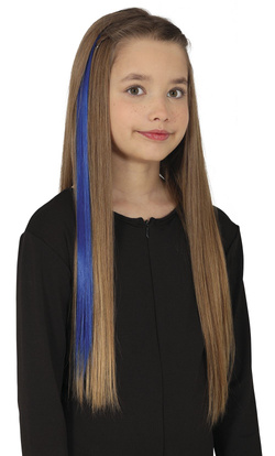 PASEMKA Pasma do Włosów NIEBIESKIE 50cm 3szt.