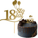 Topper na Tort 18 STO LAT Urodziny ZŁOTY