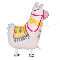 Chodzący balon foliowy, Lama, 1 szt.