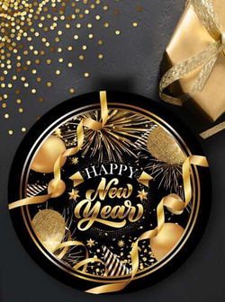 Plastikowa Miska na Przekąski HAPPY NEW YEAR 32cm