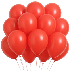 Balony St. 23cm (10") Pastel Poppy Red, 100szt.