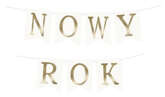 Baner NOWY ROK Złoty, 1kpl.