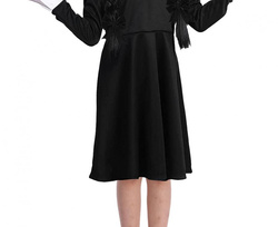 Kostium Strój Mroczna Wednesday 130/140 cm