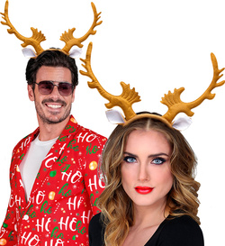 Opaska na Głowę Rogi Poroże Renifera Jelonka