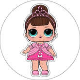 Opłatek tortowy 29 cm, LOL SURPRISE 1 szt.