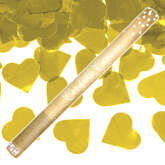 Tuba z sercami, złoty, 60cm 1 szt.