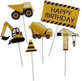 Dekoracja tortu - mały budowniczy (6 szt.) 1 op.