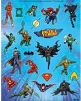 Naklejki Justice League Liga Sprawiedliwości 84szt
