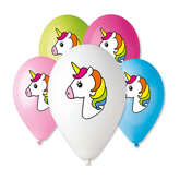 Balony premium "Jednorożec" 12", 5 szt.
