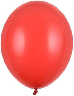 Balony St. 12cm (5") Pastel Czerwone, 100szt.