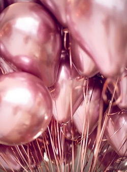 Balony Glossy 30cm, różowe złoto 50szt.