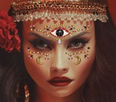 Naklejki 3D Kryształki na Twarz CYGANKA Wróżka