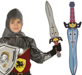 Piankowy MIECZ RYCERSKI Pianki Broń Wojownik 53cm