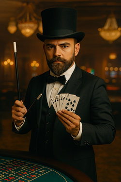 Elegancki Czarny CYLINDER Kapelusz Lincoln