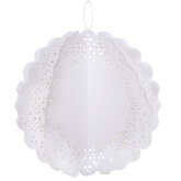 Kula koronkowa biała, 20 cm 1 szt.