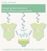 Świderki dekoracyjne Baby zielone, 3 szt.