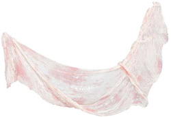 Biała ZAKRWAWIONA SIATKA Pajęczyna 76x228cm